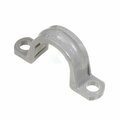 American Imaginations 2 in. 2 Hole Conduit Strap Clamp Curved Grey AI-36606